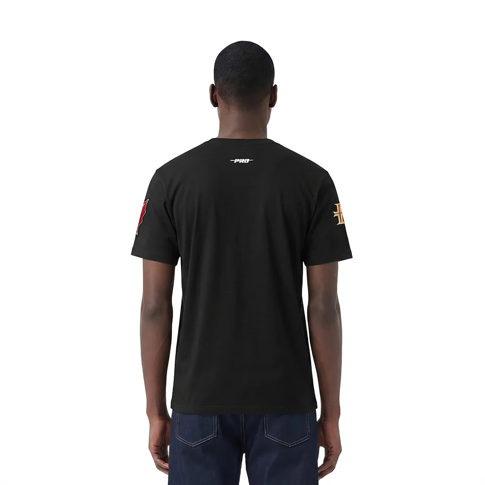 FLORIDA STATE UNIVERSITY CLASSIC MEN'S STACKED LOGO TEE (BLACK) - Image 2