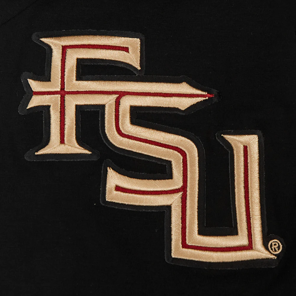 FLORIDA STATE UNIVERSITY CLASSIC MEN'S STACKED LOGO TEE (BLACK) - Image 8
