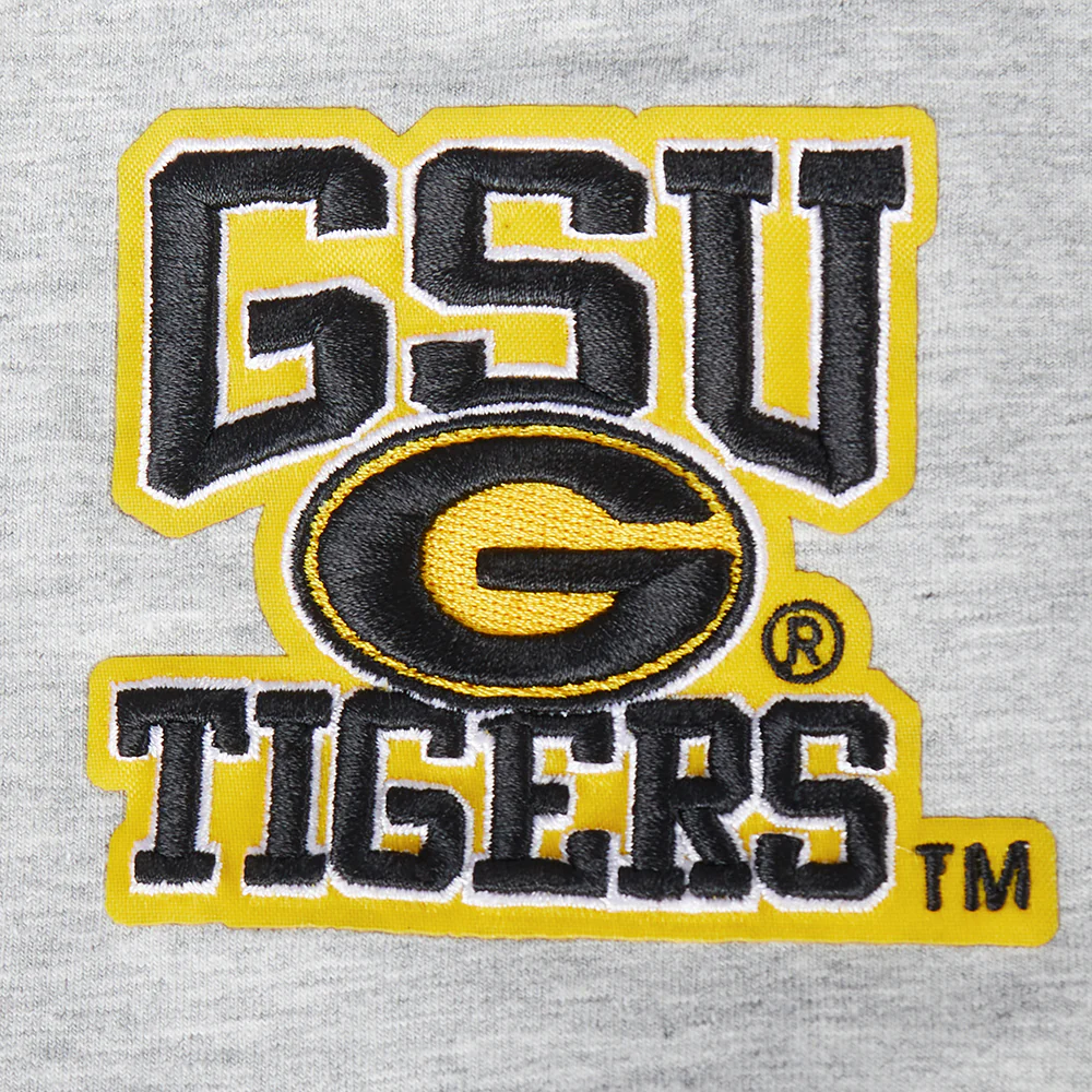 GRAMBLING STATE UNIVERSITY CLASSIC SINGLE JERSEY BOXY TEE (HEATHER GREY) - Image 6