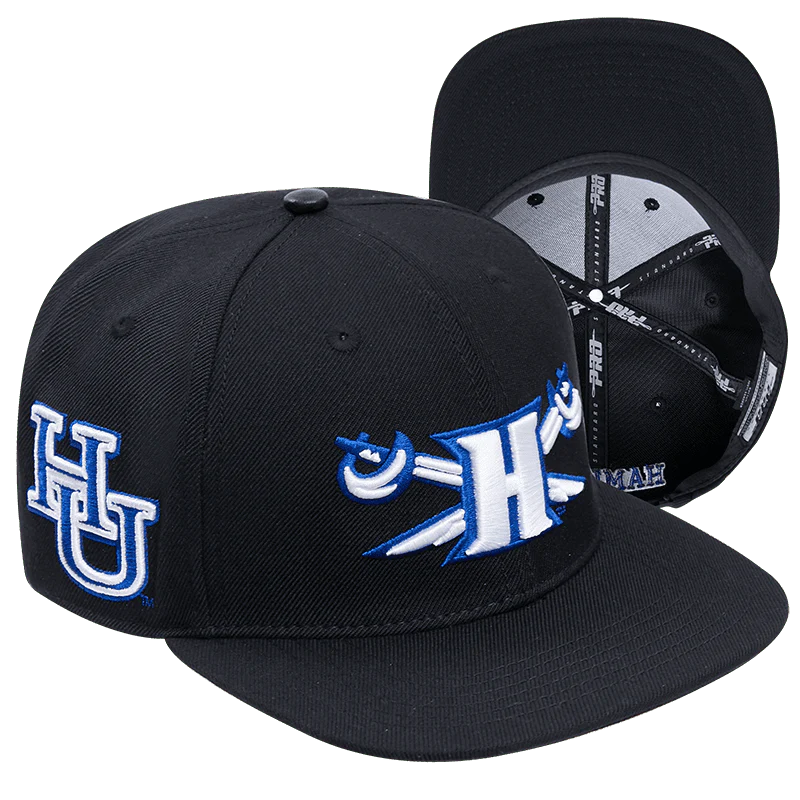 HAMPTON UNIVERSITY CLASSIC UNISEX WOOL SNAPBACK HAT (BLACK) - Image 6