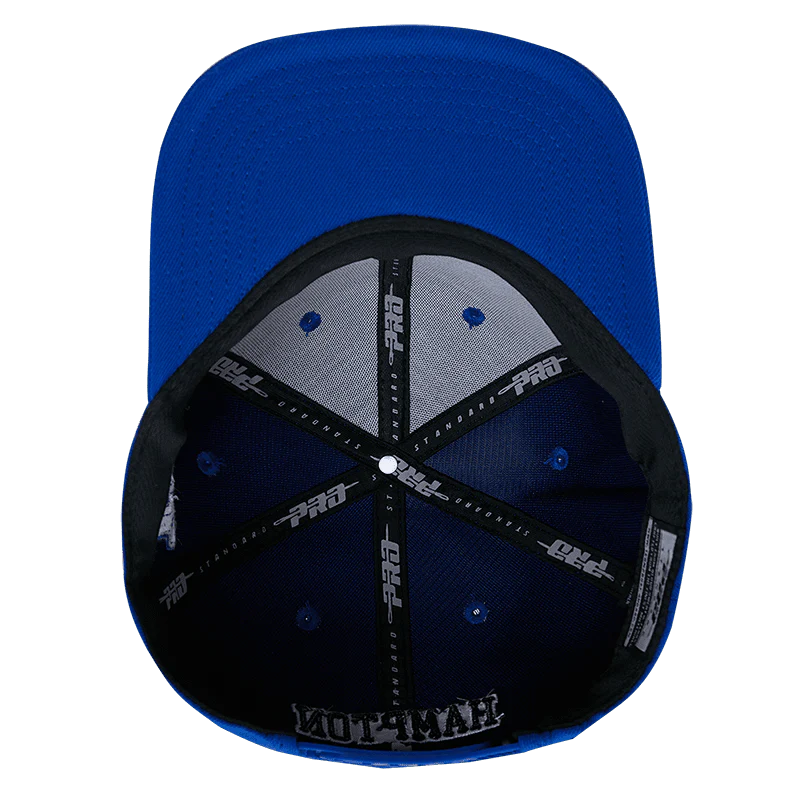 HAMPTON UNIVERSITY CLASSIC UNISEX WOOL SNAPBACK HAT (DODGER BLUE) - Image 5