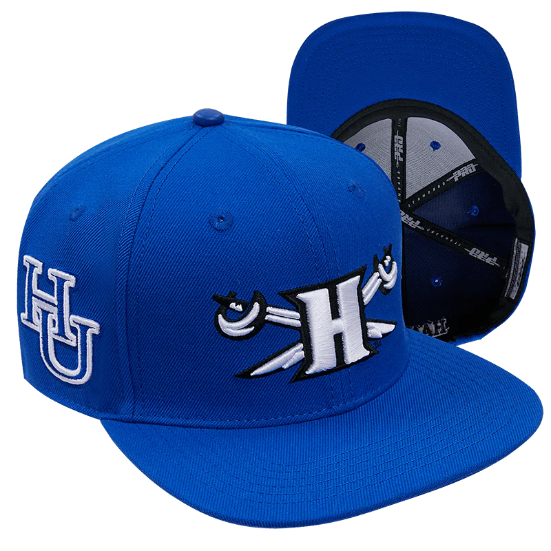 HAMPTON UNIVERSITY CLASSIC UNISEX WOOL SNAPBACK HAT (DODGER BLUE) - Image 6