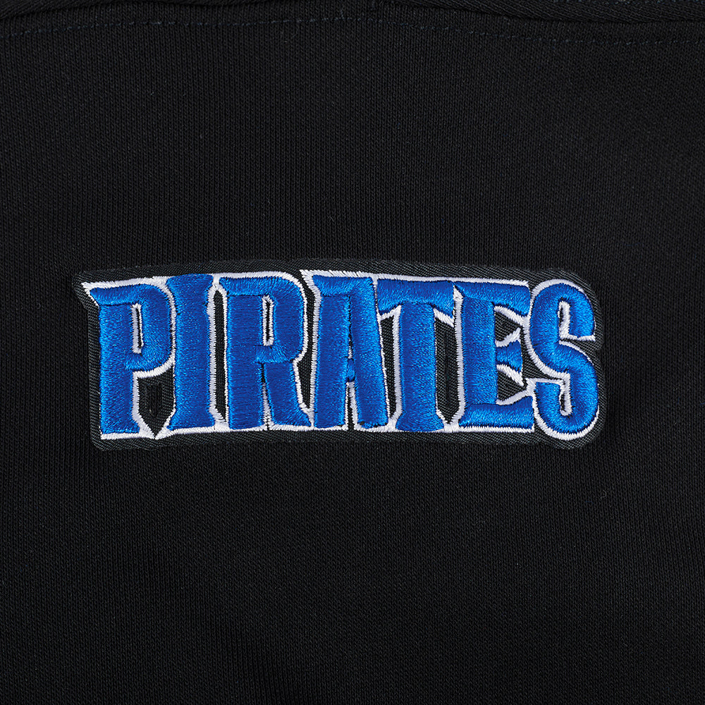 HAMPTON UNIVERSITY CLASSIC WOMEN'S RIB FLEECE CREWNECK (BLACK) - Image 7