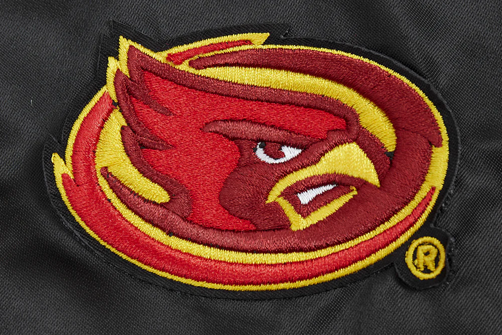 IOWA STATE UNIVERSITY CLASSIC SATIN JACKET (BLACK) - Image 7