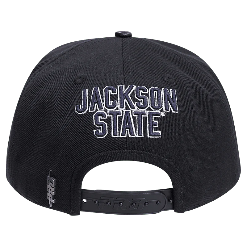 JACKSON STATE UNIVERSITY CLASSIC UNISEX WOOL SNAPBACK HAT (BLACK) - Image 4
