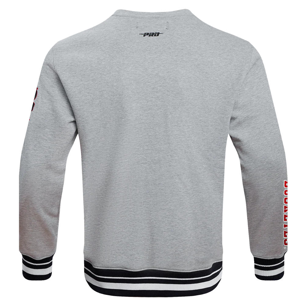 OHIO STATE UNIVERSITY CLASSIC MEN'S CREWNECK (HEATHER GRAY/BLACK) - Image 3
