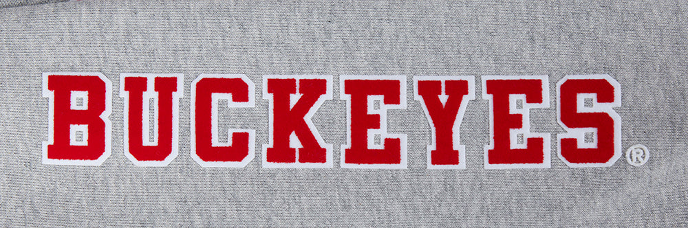 OHIO STATE UNIVERSITY CLASSIC MEN'S CREWNECK (HEATHER GRAY/BLACK) - Image 5