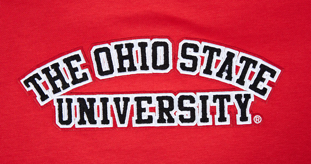 OHIO STATE UNIVERSITY CLASSIC WOMEN'S CREWNECK (RED) - Image 7