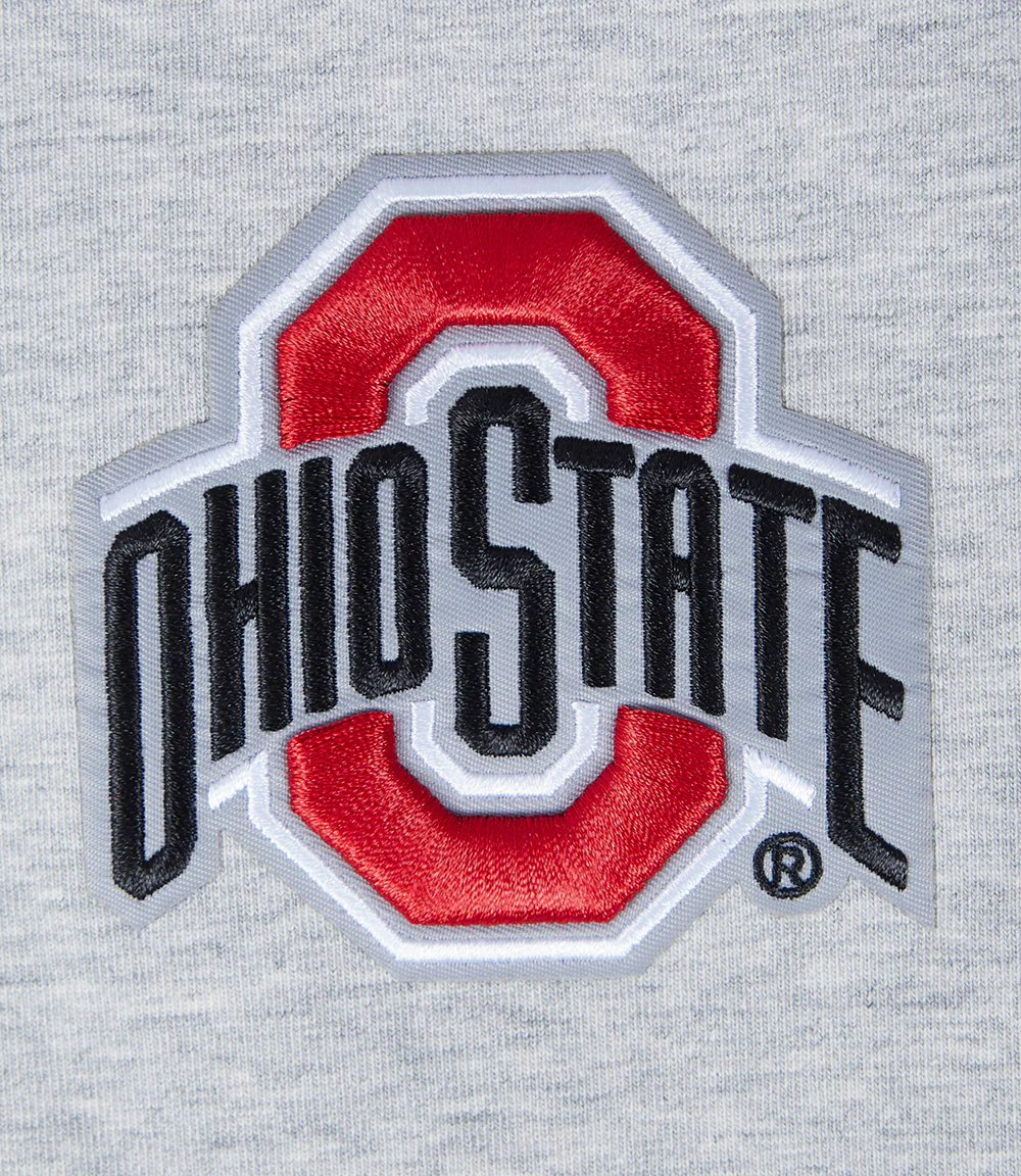OHIO STATE UNIVERSITY CLASSIC WOMEN'S HIGH WAIST JERSEY LEGGING (HEATHER GREY) - Image 5