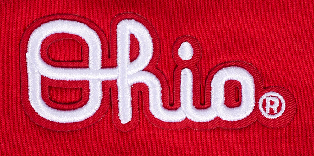 OHIO STATE UNIVERSITY CLASSIC WOMEN'S HIGH WAIST JERSEY LEGGING (RED) - Image 5