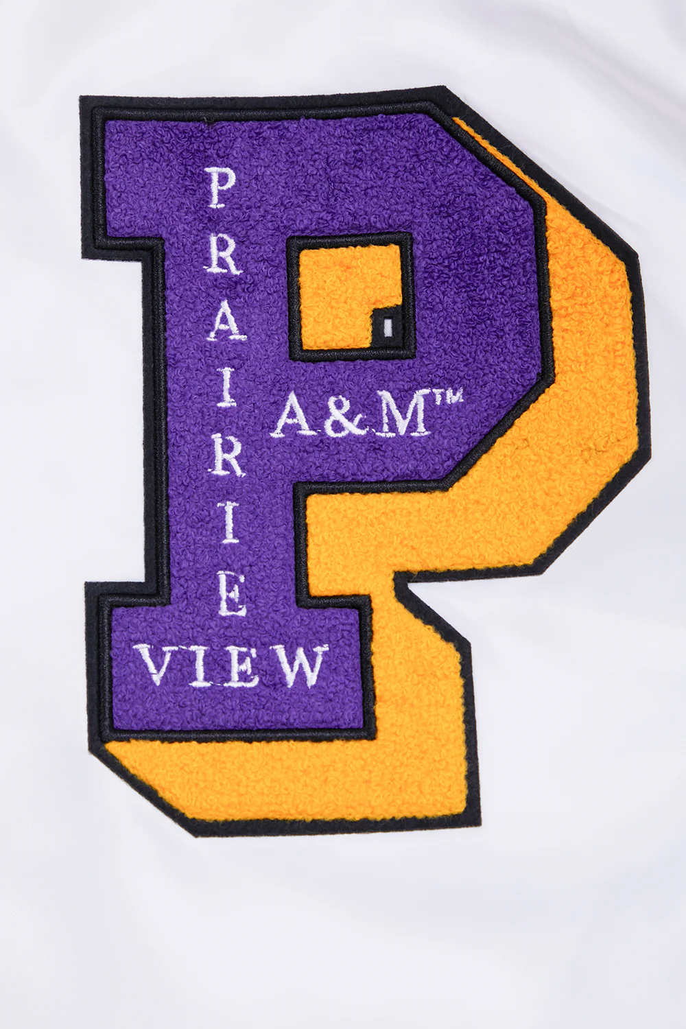 PRAIRIE VIEW A&M UNIVERSITY CLASSIC SATIN JACKET (WHITE) - Image 6