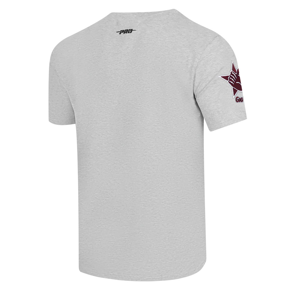 TEXAS A&M UNIVERSITY CLASSIC MEN'S STACKED LOGO TEE (HEATHER GREY) - Image 3