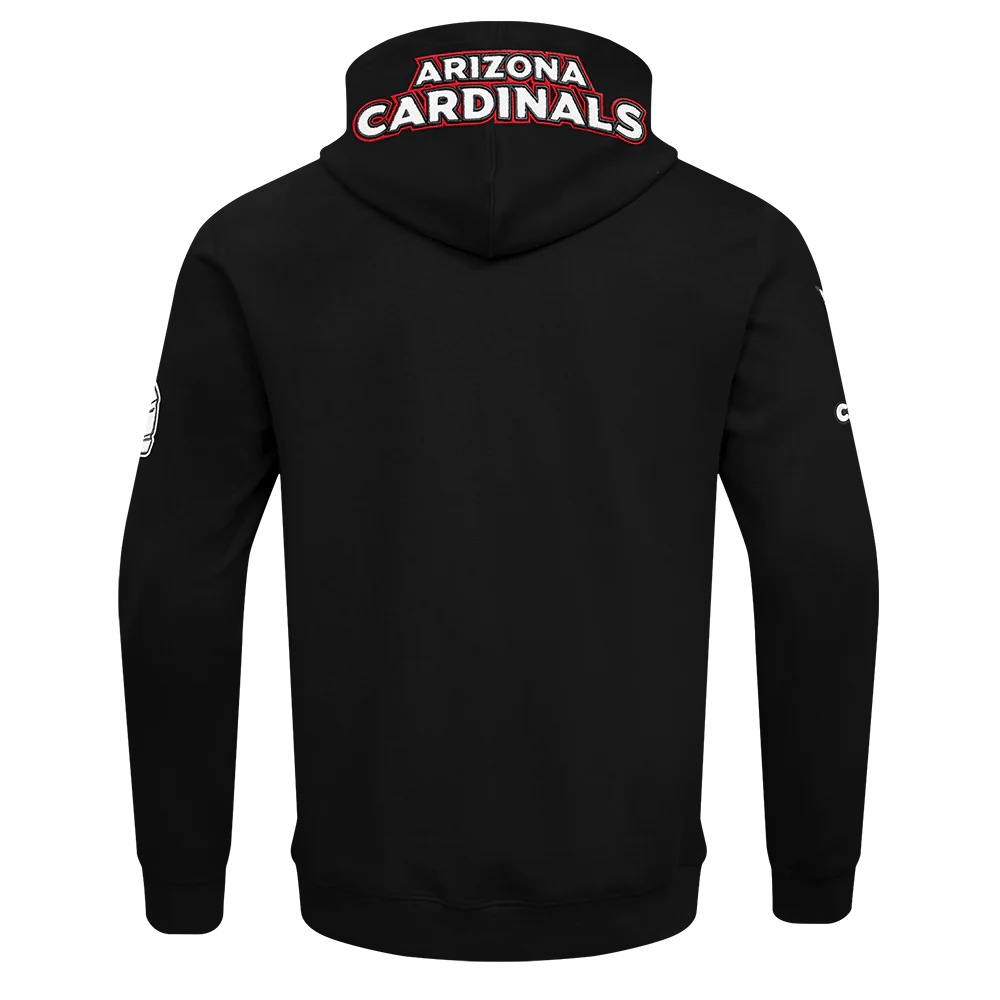 NFL ARIZONA CARDNIALS CLASSIC CHENILLE PO HOODIE (BLACK) - Image 4