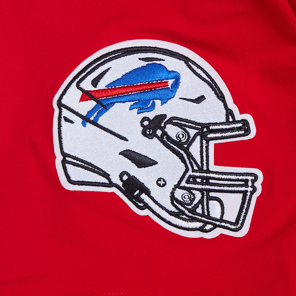 NFL BUFFALO BILLS OLD ENGLISH MEN'S TEE (RED) - Image 6