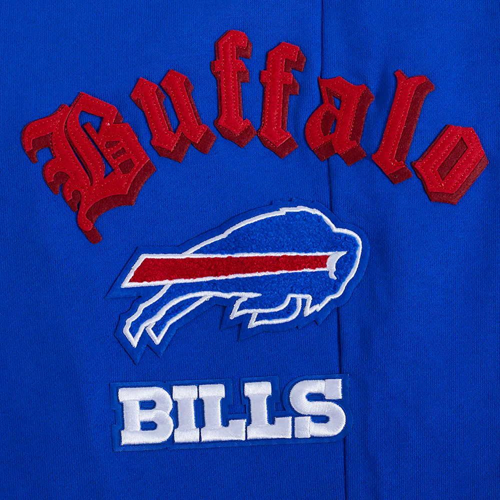 NFL BUFFALO BILLS OLD ENGLISH MEN'S SWEATPANT (ROYAL BLUE) - Image 5