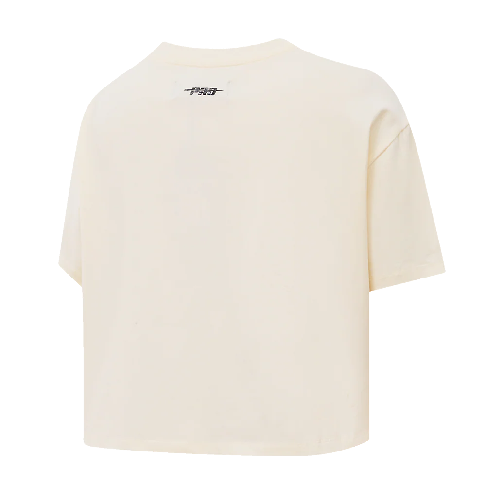 NFL BUFFALO BILLS RETRO CLASSIC WOMEN'S BOXY TEE (EGGSHELL) - Image 4