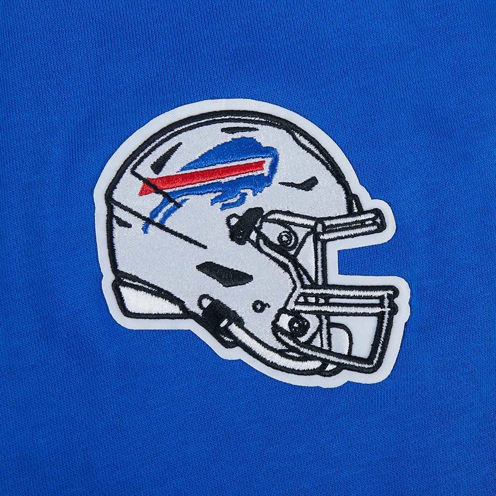 NFL BUFFALO BILLS JOSH ALLEN #17 CLASSIC PNN WOMEN'S FLC CROPPED PO HOODIE (ROYAL BLUE) - Image 8