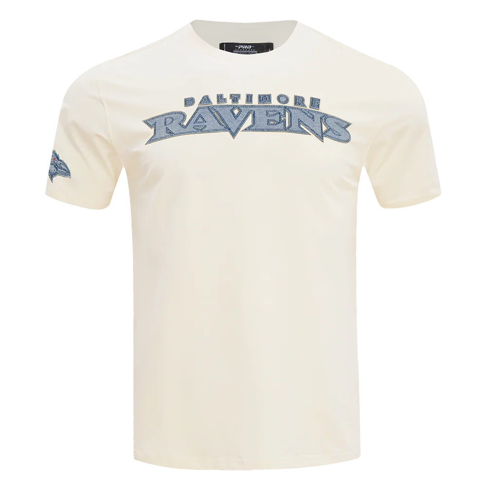 NFL BALTIMORE RAVENS VARSITY BLUES MEN'S TEE (LINEN)
