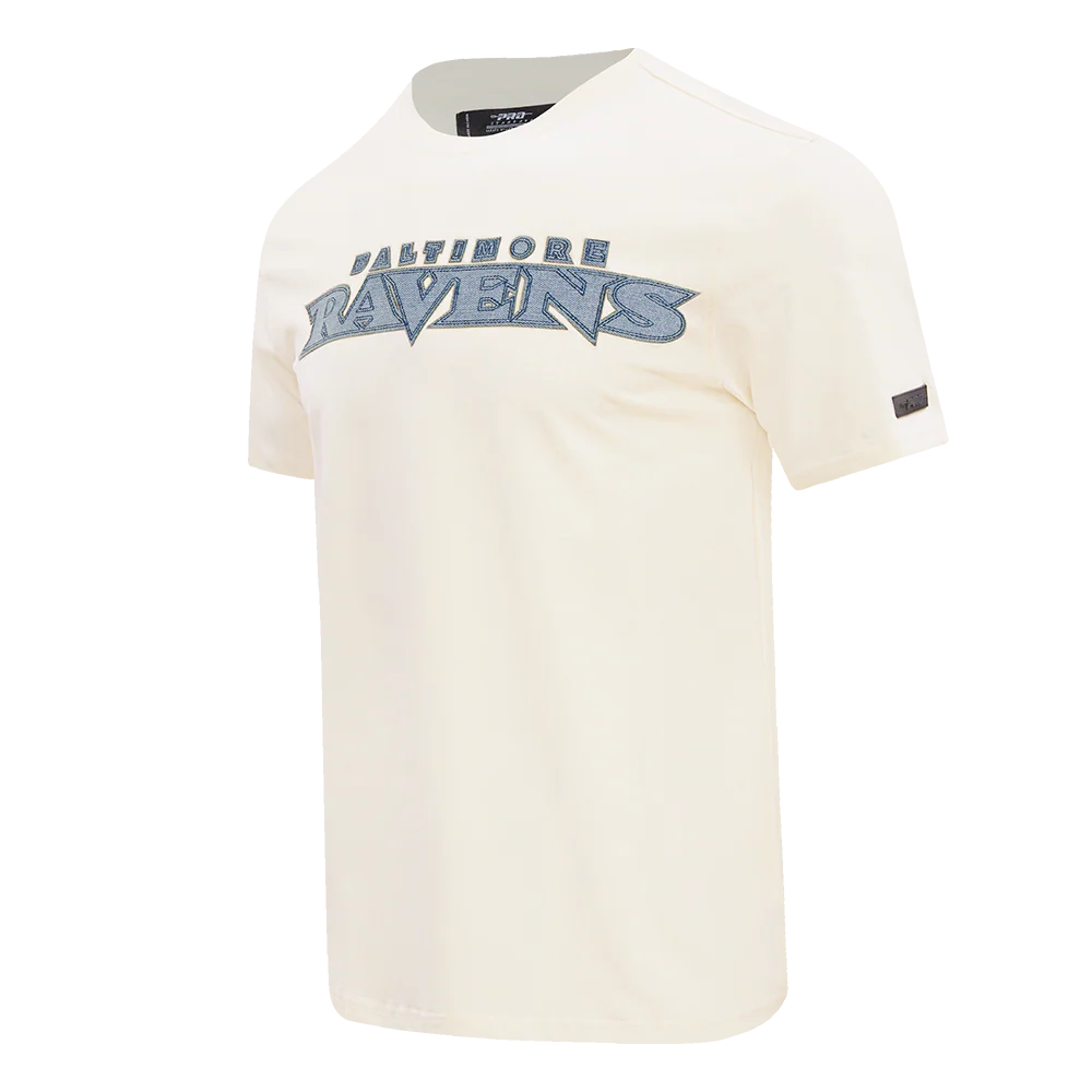 NFL BALTIMORE RAVENS VARSITY BLUES MEN'S TEE (LINEN) - Image 2
