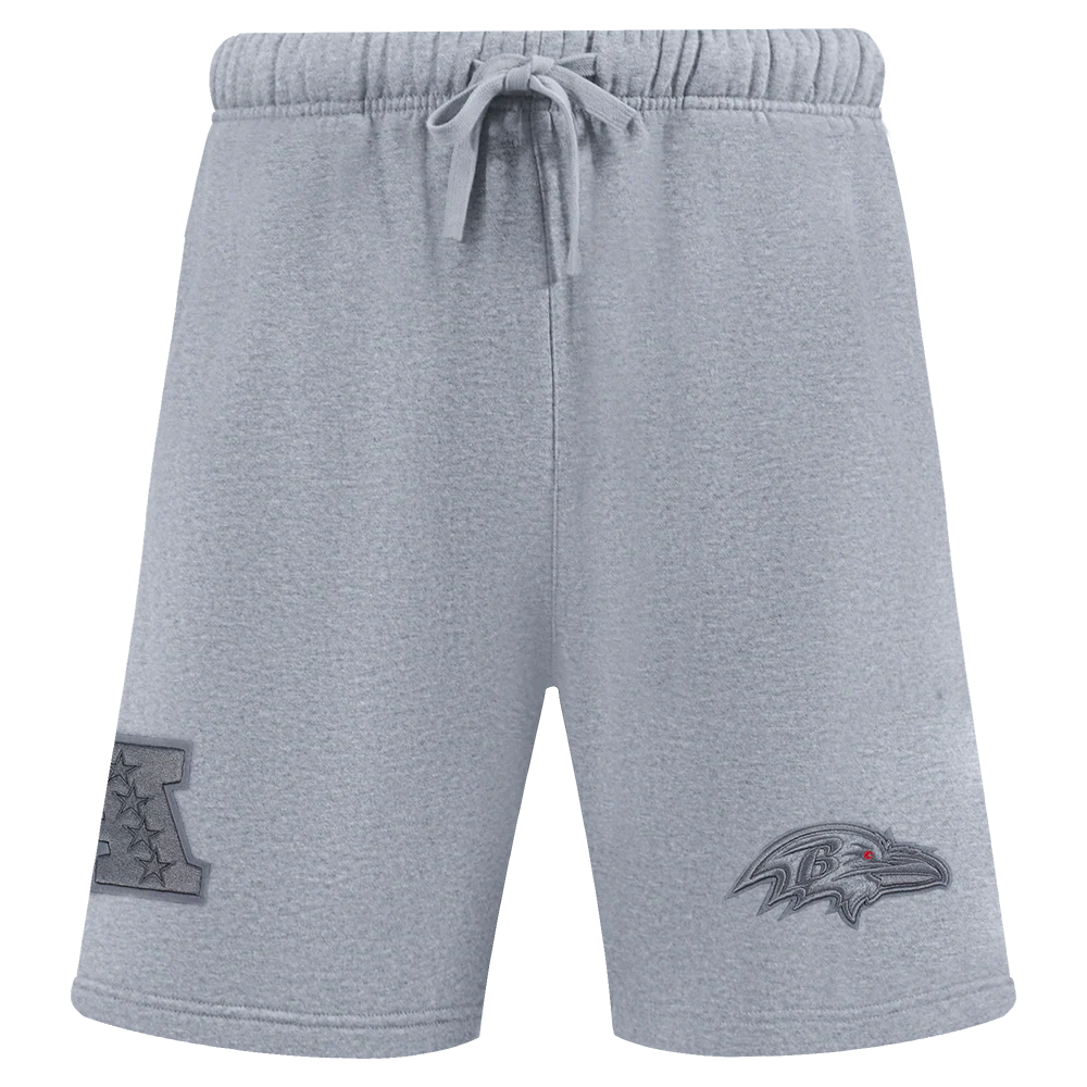 NFL BALTIMORE RAVENS NEUTRAL MEN'S SHORT (DARK HEATHER GRAY) - Image 2