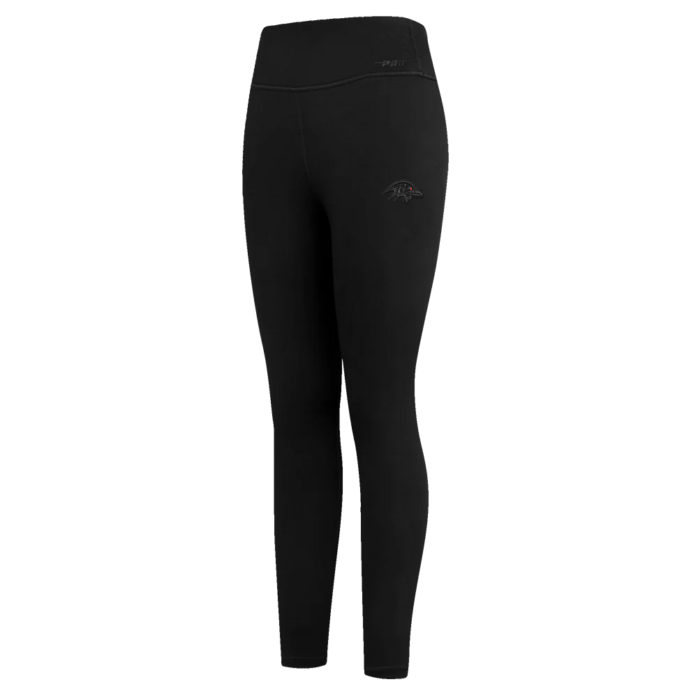NFL BALTIMORE RAVENS NEUTRAL WOMEN'S JERSEY LEGGING (BLACK)