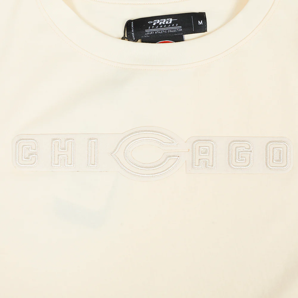 NFL CHICAGO BEARS NEUTRAL WOMEN'S BOXY TEE (EGGSHELL) - Image 3
