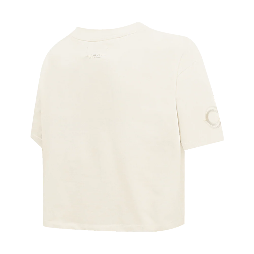 NFL CHICAGO BEARS NEUTRAL WOMEN'S BOXY TEE (EGGSHELL) - Image 5
