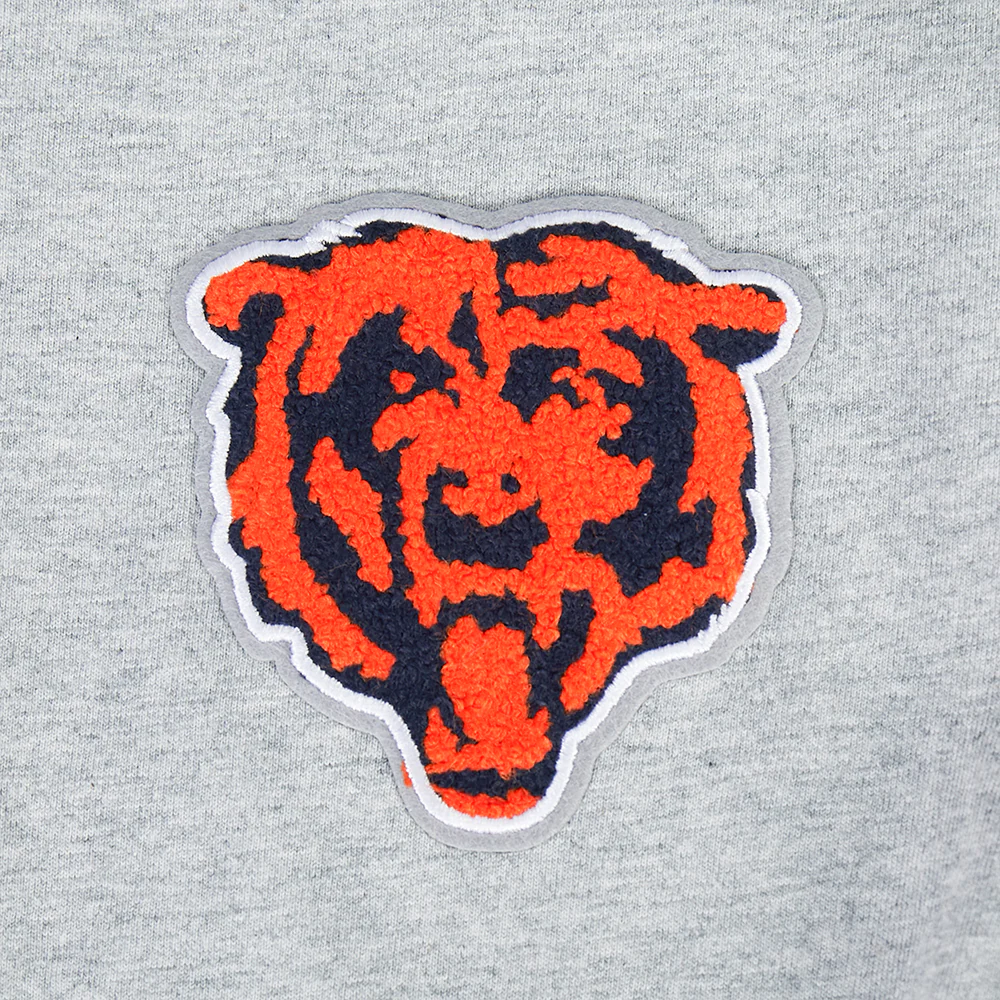 NFL CHICAGO BEARS CLASSIC BIG GIRL'S SS BOXY TEE (HEATHER GREY) - Image 5