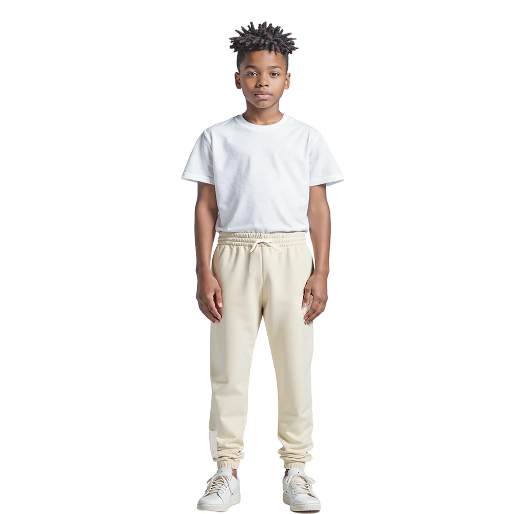 NFL CHICAGO BEARS NEUTRAL LITTLE BOYS FLEECE SWEATPANT (EGGSHELL) - Image 3