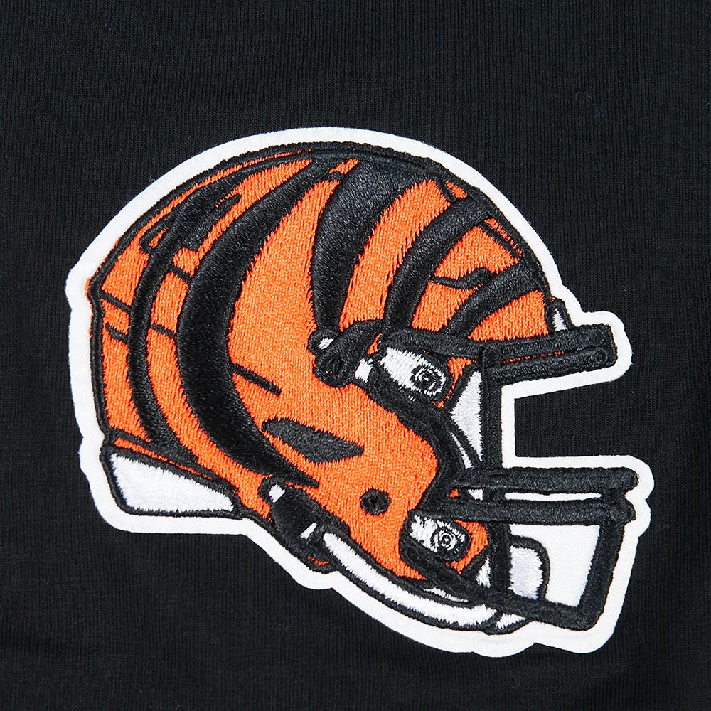 NFL CINCINNATI BENGALS CLASSIC MESH SJ STRIPED TEE (BLACK/ORANGE) - Image 7