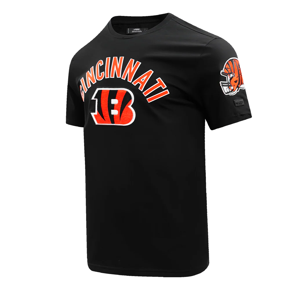 NFL CINCINNATI BENGALS CLASSIC BRISTLE MEN'S TEE (BLACK) - Image 2
