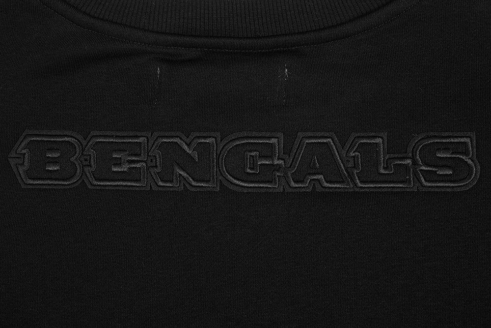 NFL CINCINNATI BENGALS NEUTRAL WOMEN'S CREWNECK (BLACK) - Image 7