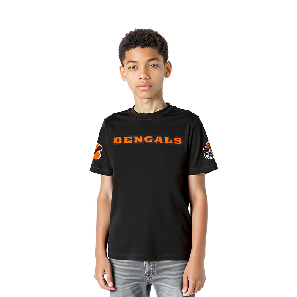 NFL CINCINNATI BENGALS CLASSIC LITTLE BOY'S SS TEE (BLACK)