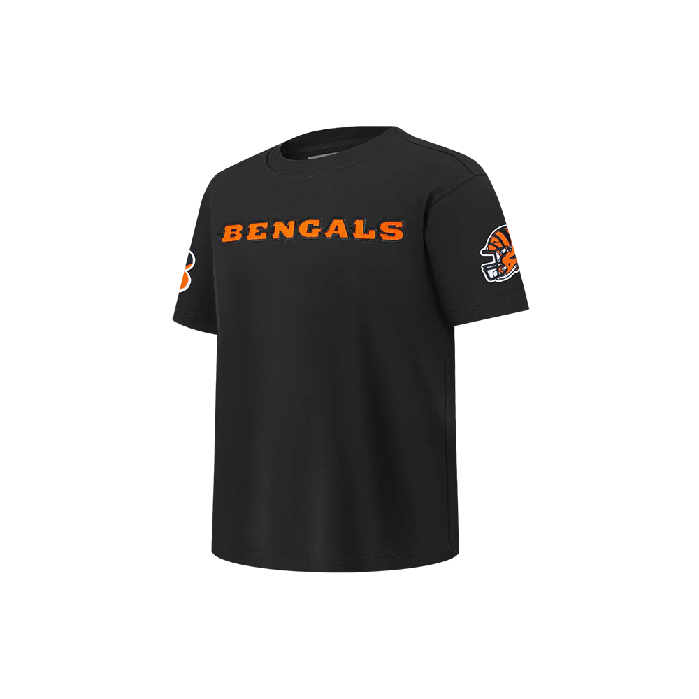 NFL CINCINNATI BENGALS CLASSIC LITTLE BOY'S SS TEE (BLACK) - Image 3