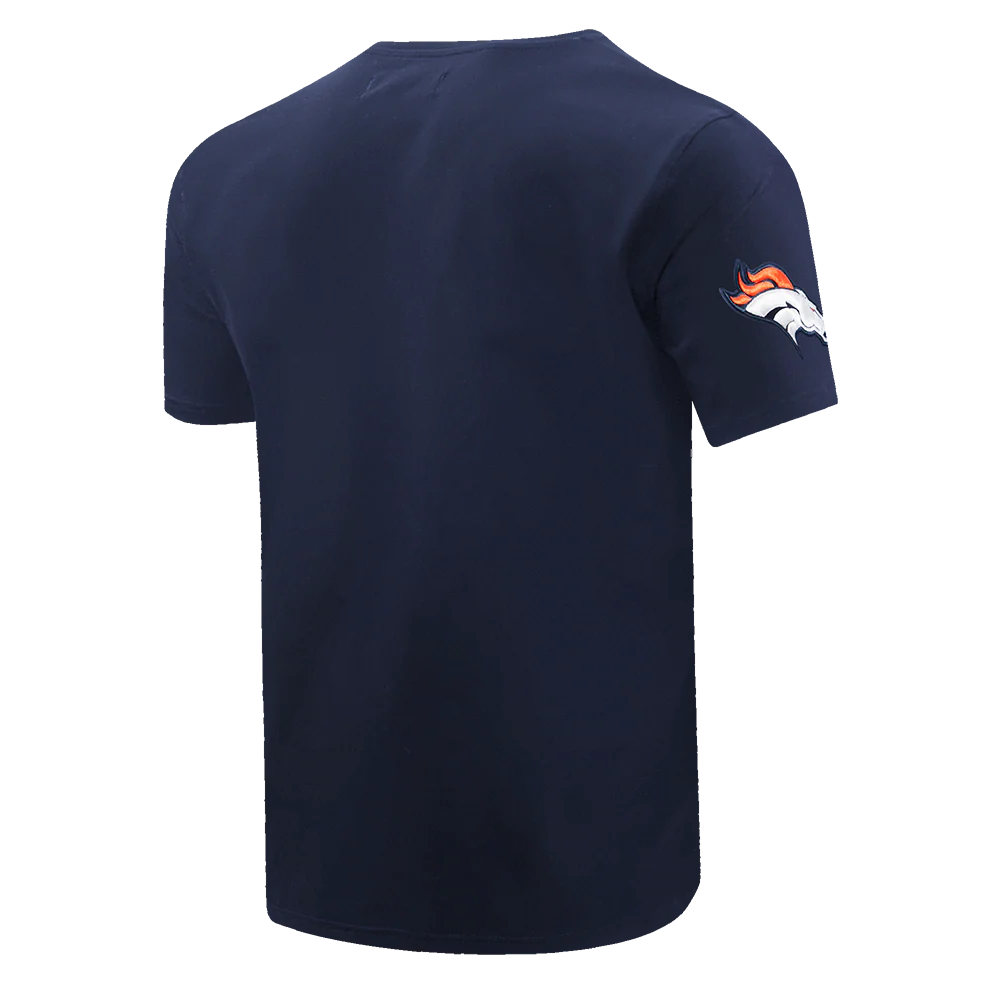 NFL DENVER BRONCOS CLASSIC CHENILLE MEN'S   TEE (MIDNIGHT NAVY) - Image 3