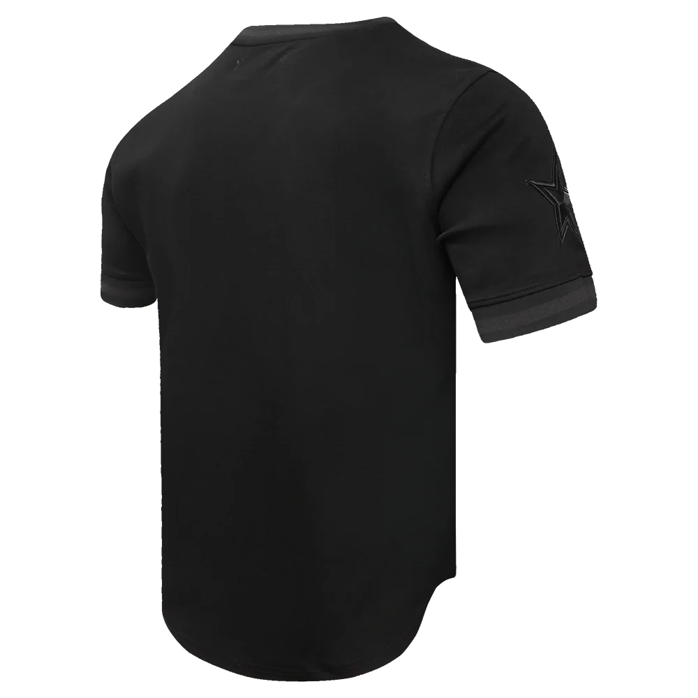 NFL DALLAS COWBOYS TRIPLE BLACK MEN'S TEE (BLACK) - Image 3