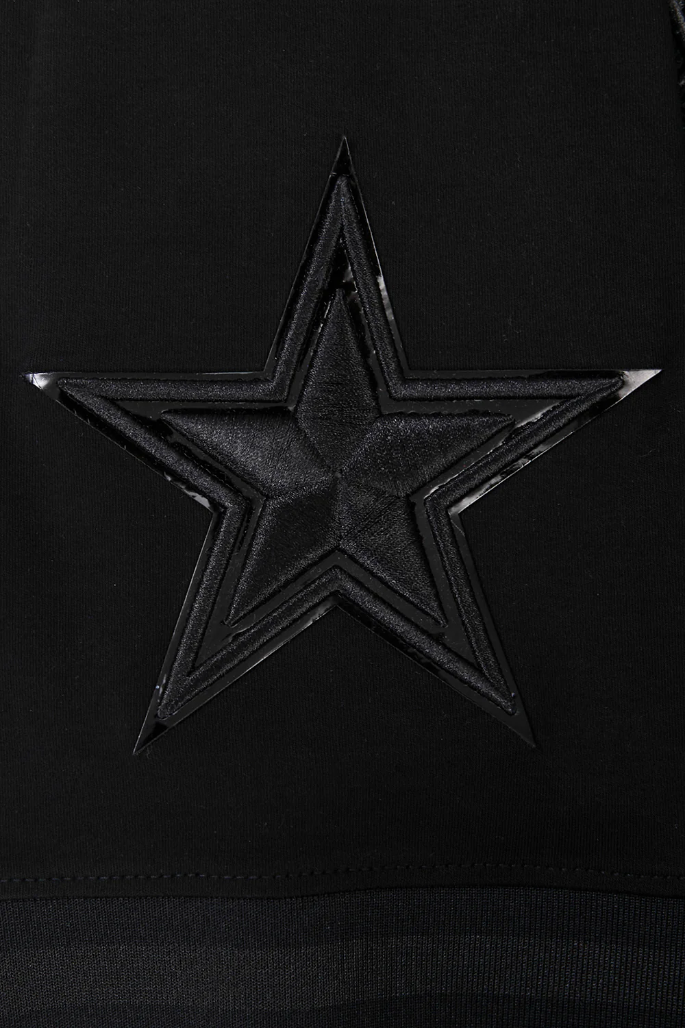 NFL DALLAS COWBOYS TRIPLE BLACK MEN'S TEE (BLACK) - Image 6
