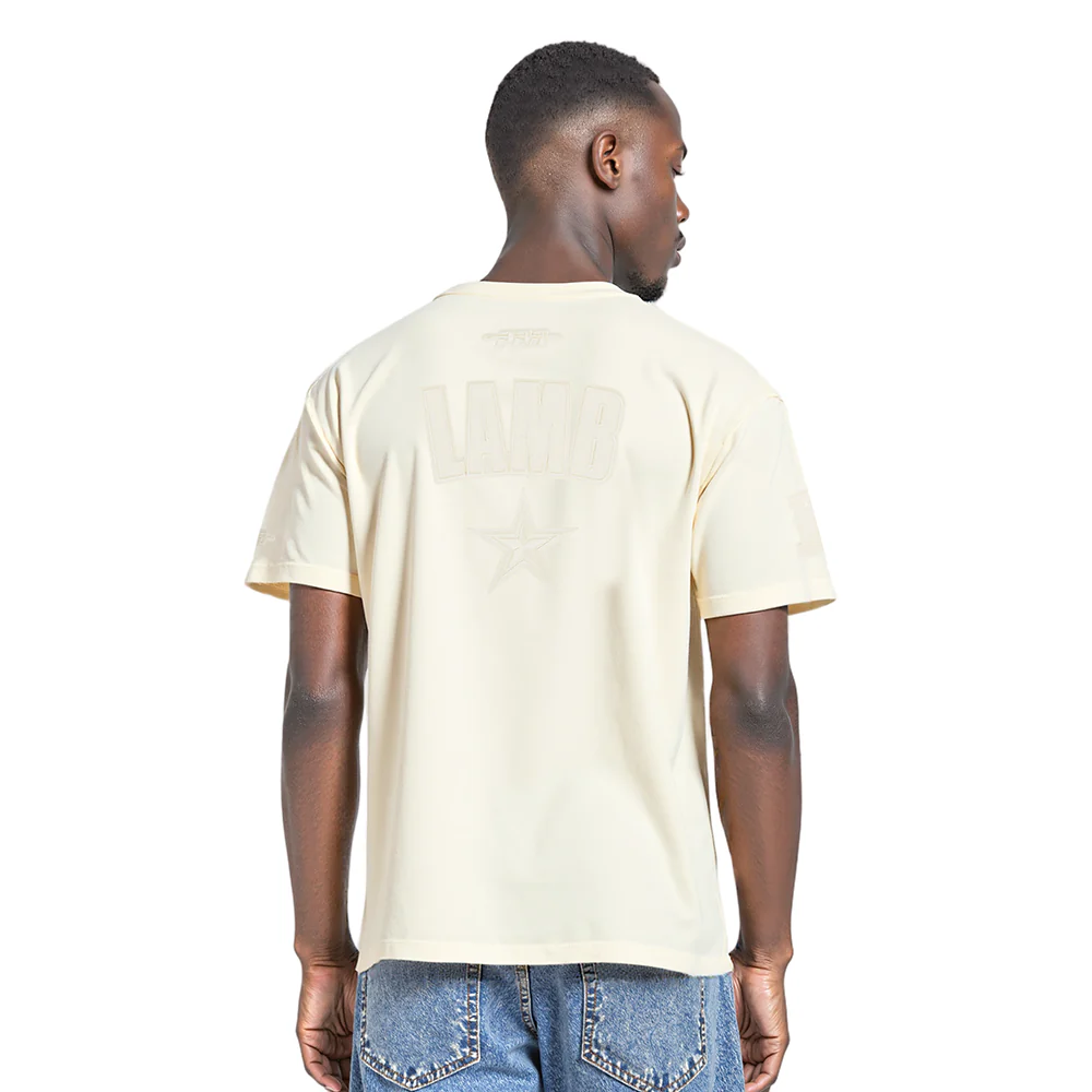 NFL DALLAS COWBOYS CEE DEE LAMB #88 NEUTRAL MEN'S CJ DROP SHOULDER T (EGGSHELL) - Image 2