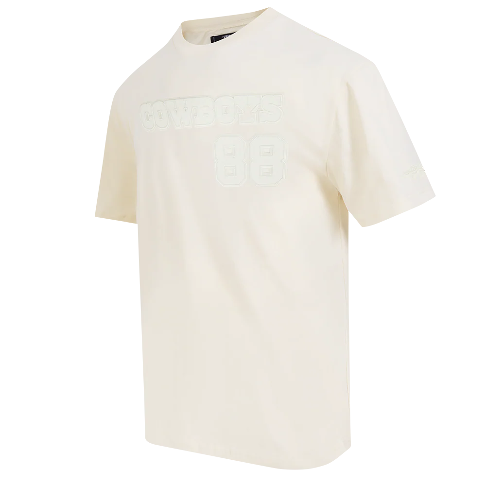 NFL DALLAS COWBOYS CEE DEE LAMB #88 NEUTRAL MEN'S CJ DROP SHOULDER T (EGGSHELL) - Image 3