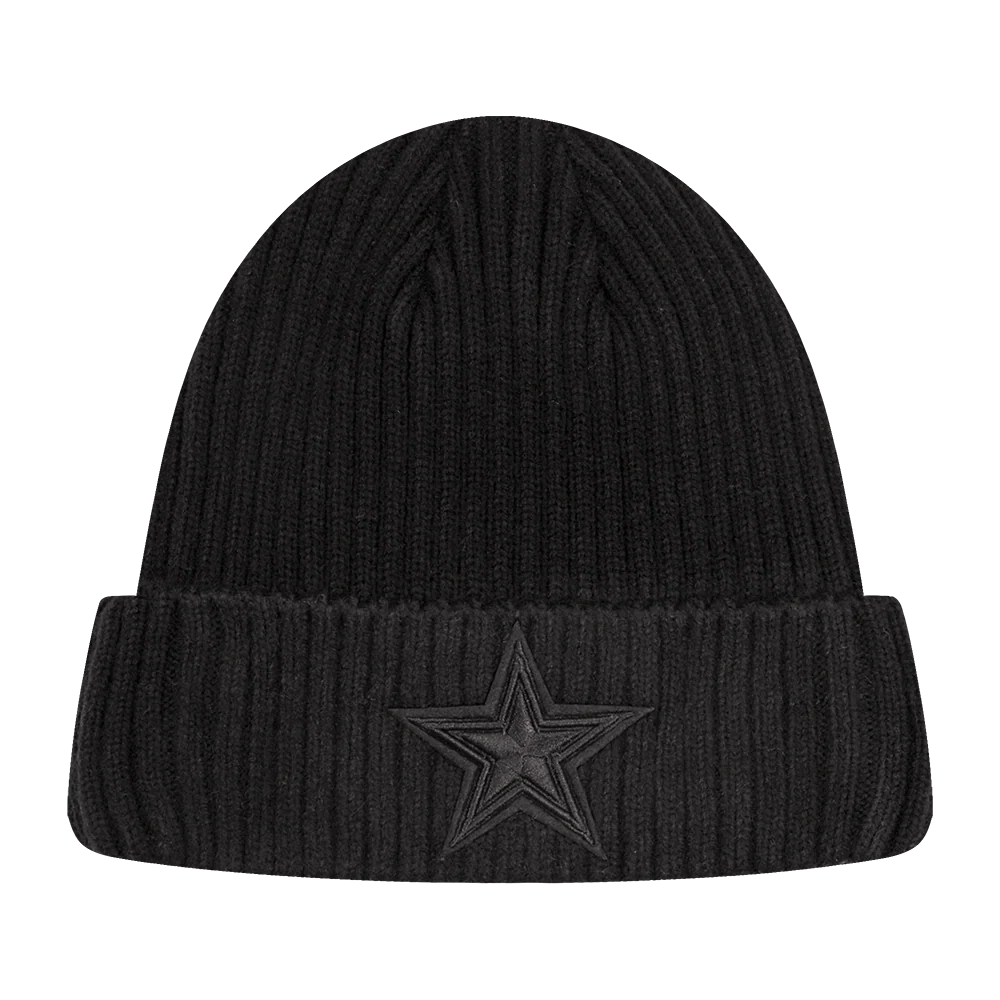 NFL DALLAS COWBOYS NEUTRAL UNISEX BEANIE (BLACK)