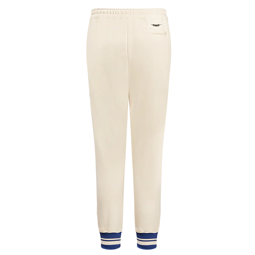 NFL DALLAS COWBOYS RETRO CLASSIC WOMEN'S SWEATPANT (EGGSHELL/DODGER BLUE) - Image 3