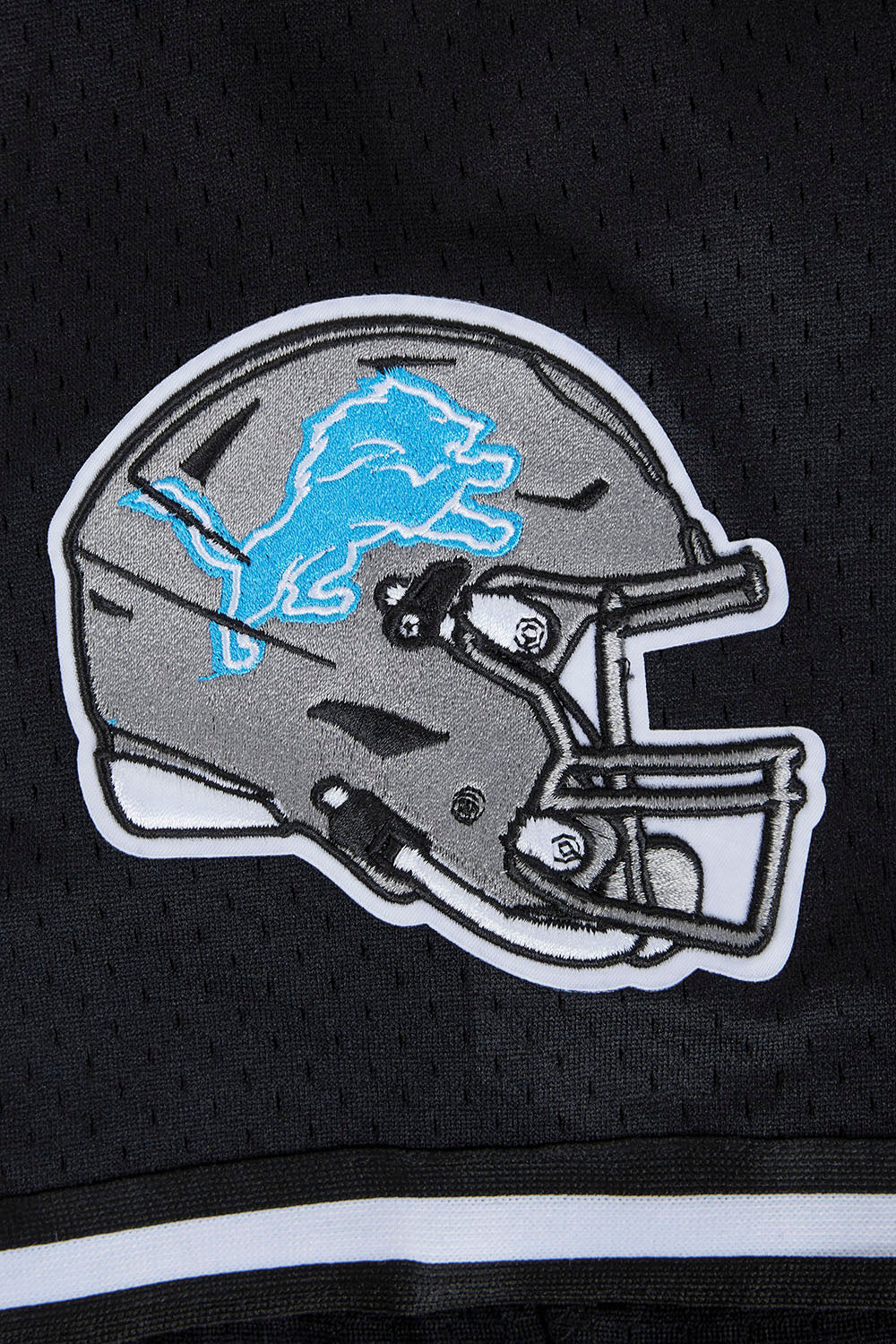 NFL DETROIT LIONS AIDAN HUTCHINSON #97 CLASSIC MEN'S MESH BUTTON DOWN (BLACK) - Image 7