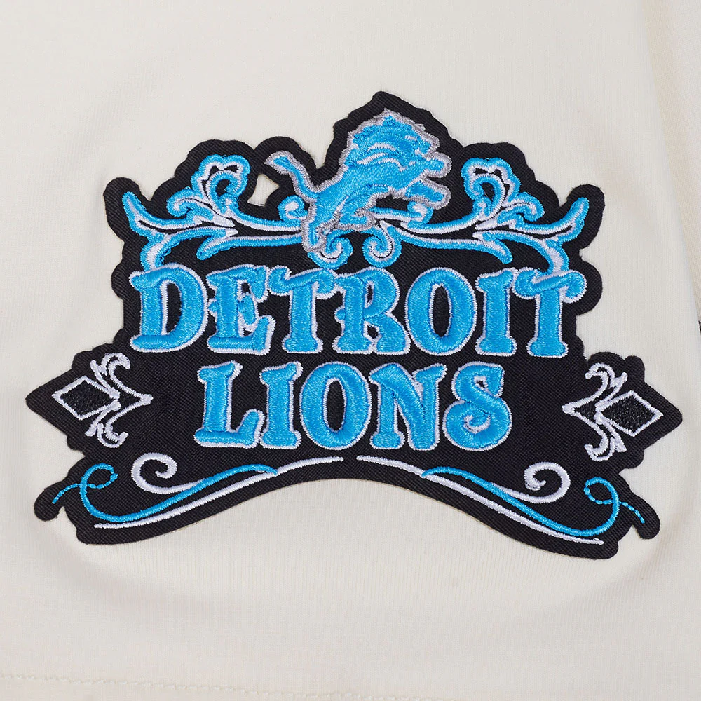NFL DETROIT LIONS REBEL ATHLETICS STACKED LOGO MEN'S SJ TEE (EGGSHELL) - Image 16