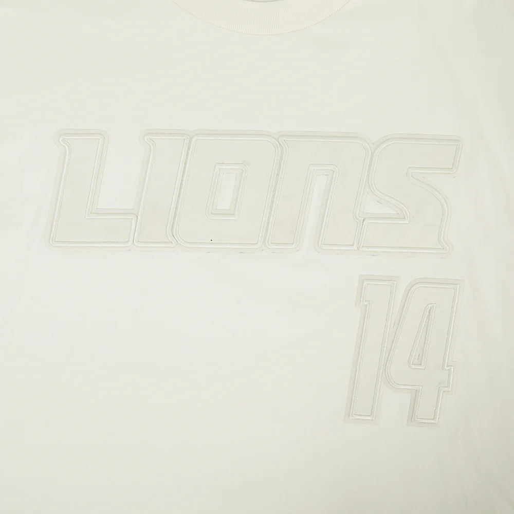 NFL DETROIT LIONS AMON RA ST. BROWN #14 NEUTRAL MEN'S CJ DROP SHOULD (EGGSHELL) - Image 5