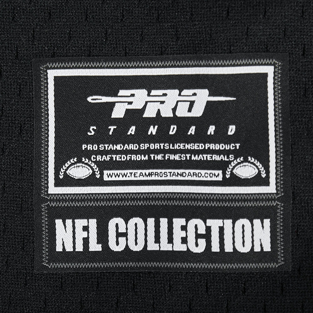 NFL DETROIT LIONS MESH BIG BOY'S MESH BUTTON DOWN SHIRT (BLACK) - Image 6