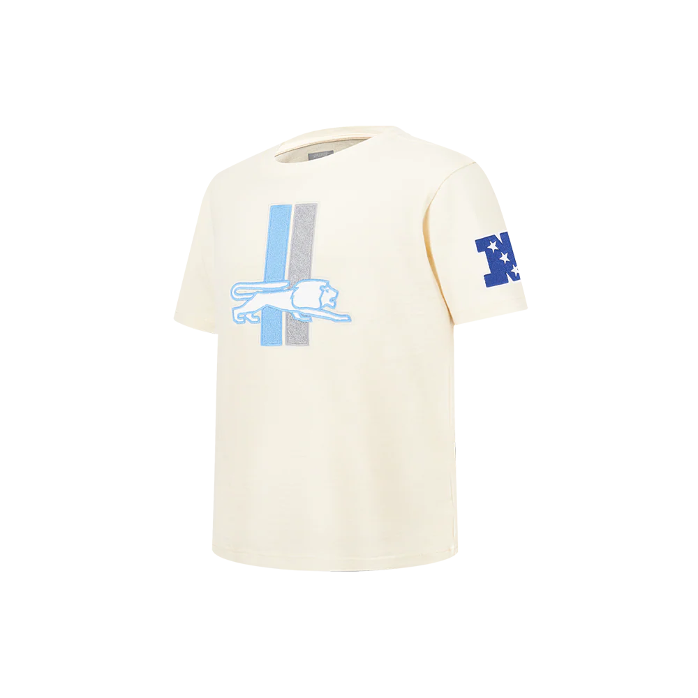 NFL DETROIT LIONS RETRO CLASSIC LITTLE BOY'S SS TEE (EGGSHELL) - Image 3