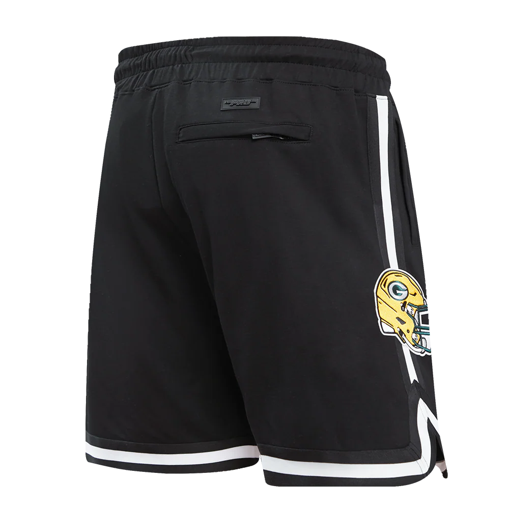 NFL GREEN BAY PACKERS CLASSIC CHENILLE SHORT (BLACK) - Image 3