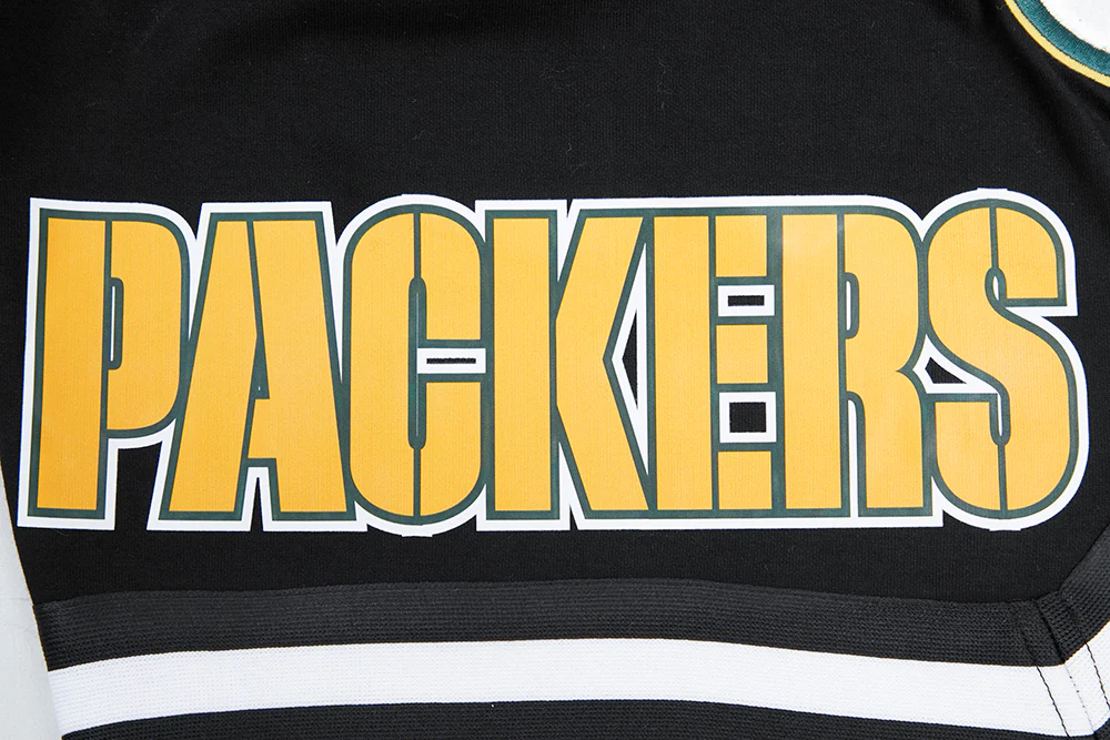 NFL GREEN BAY PACKERS CLASSIC CHENILLE SHORT (BLACK) - Image 6