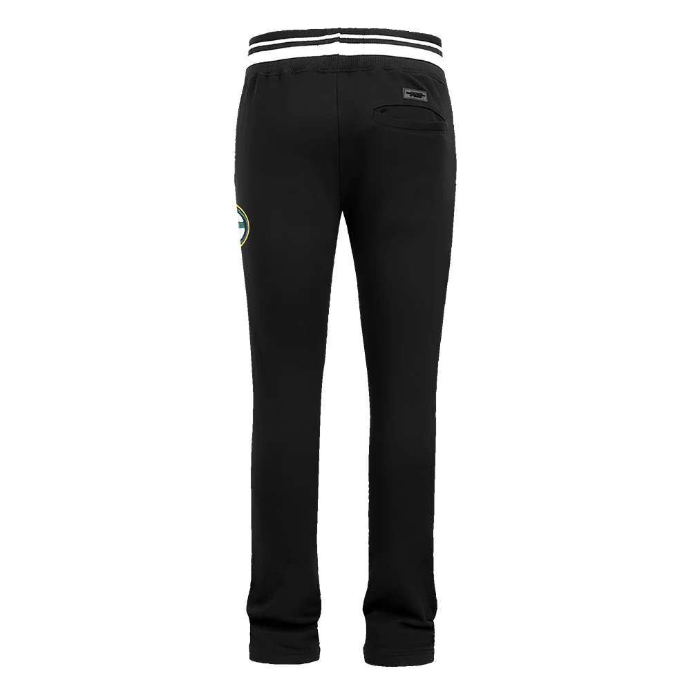 NFL GREEN BAY PACKERS MASHUP MEN'S RIB SWEATPANT (BLACK) - Image 3