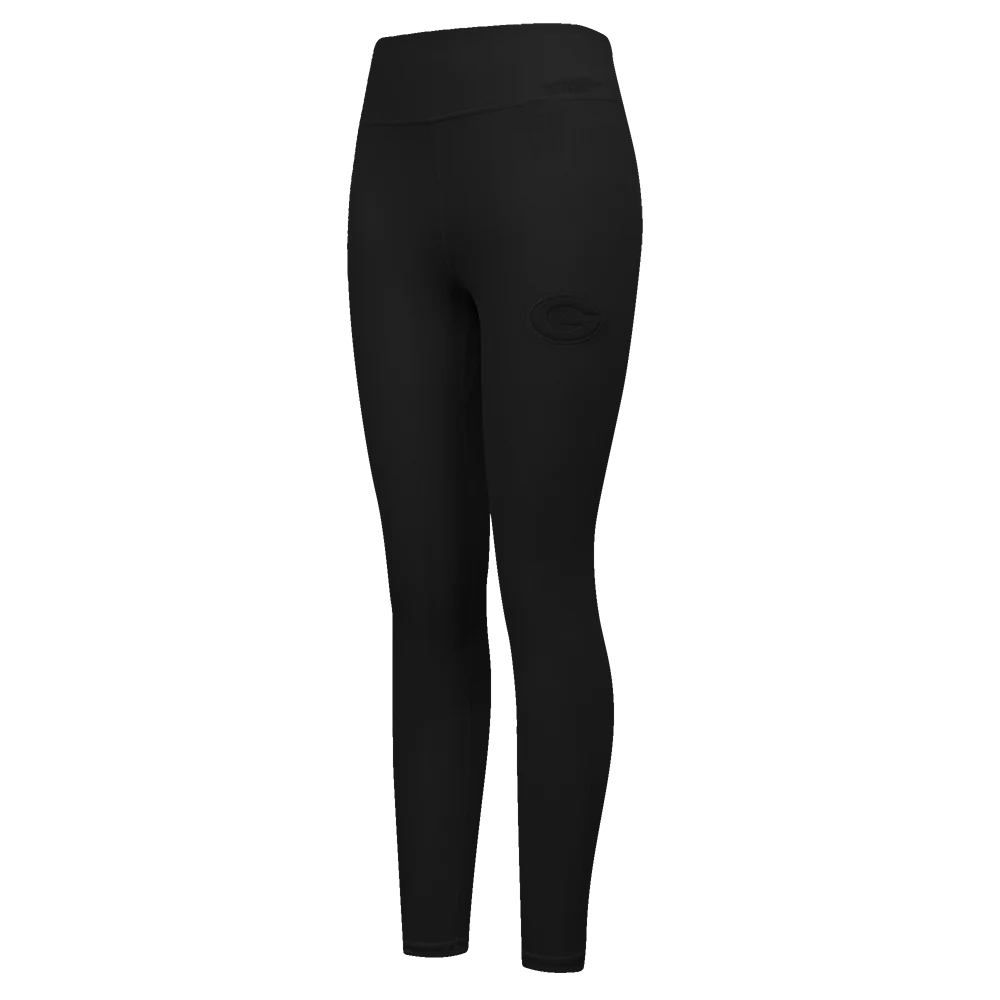 NFL GREEN BAY PACKERS NEUTRAL WOMEN'S JERSEY LEGGING (BLACK)